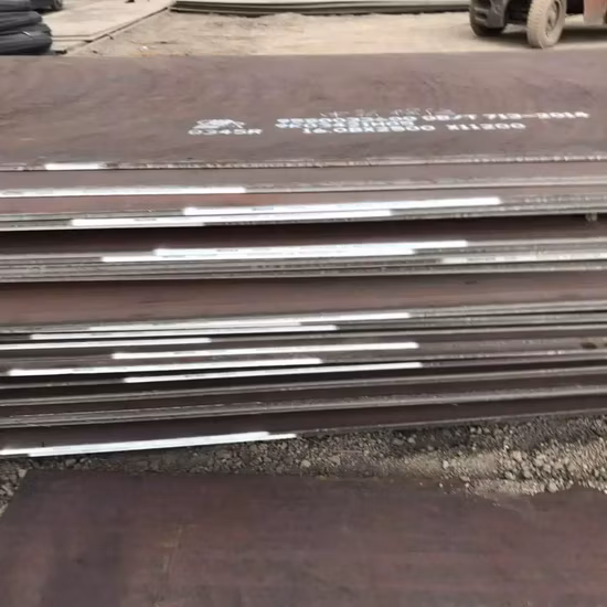 MS Mild Iron Alloy Metal Tear Drop Checkered Ss400 A36 Warm kaltgewalzt Hochfest Passen Sie Abrieb Carbon Checkered Hr Steel Geprägte Blechplatte an